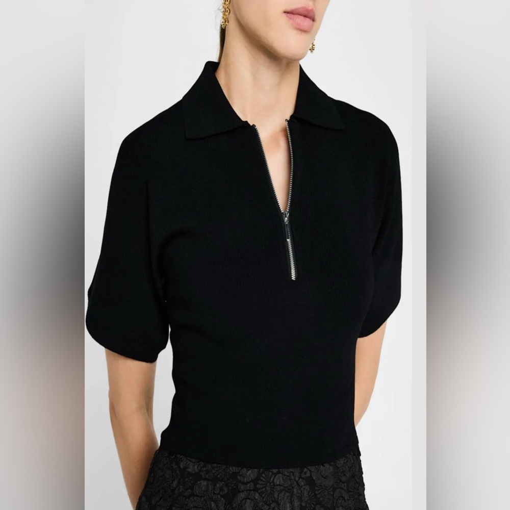 NWT Derek Lam 10 Crosby Antoinette Jacquard Polo Dress 💐 - Picture 5 of 8